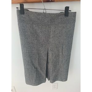 Black and white skirt, size 24W, above the knee